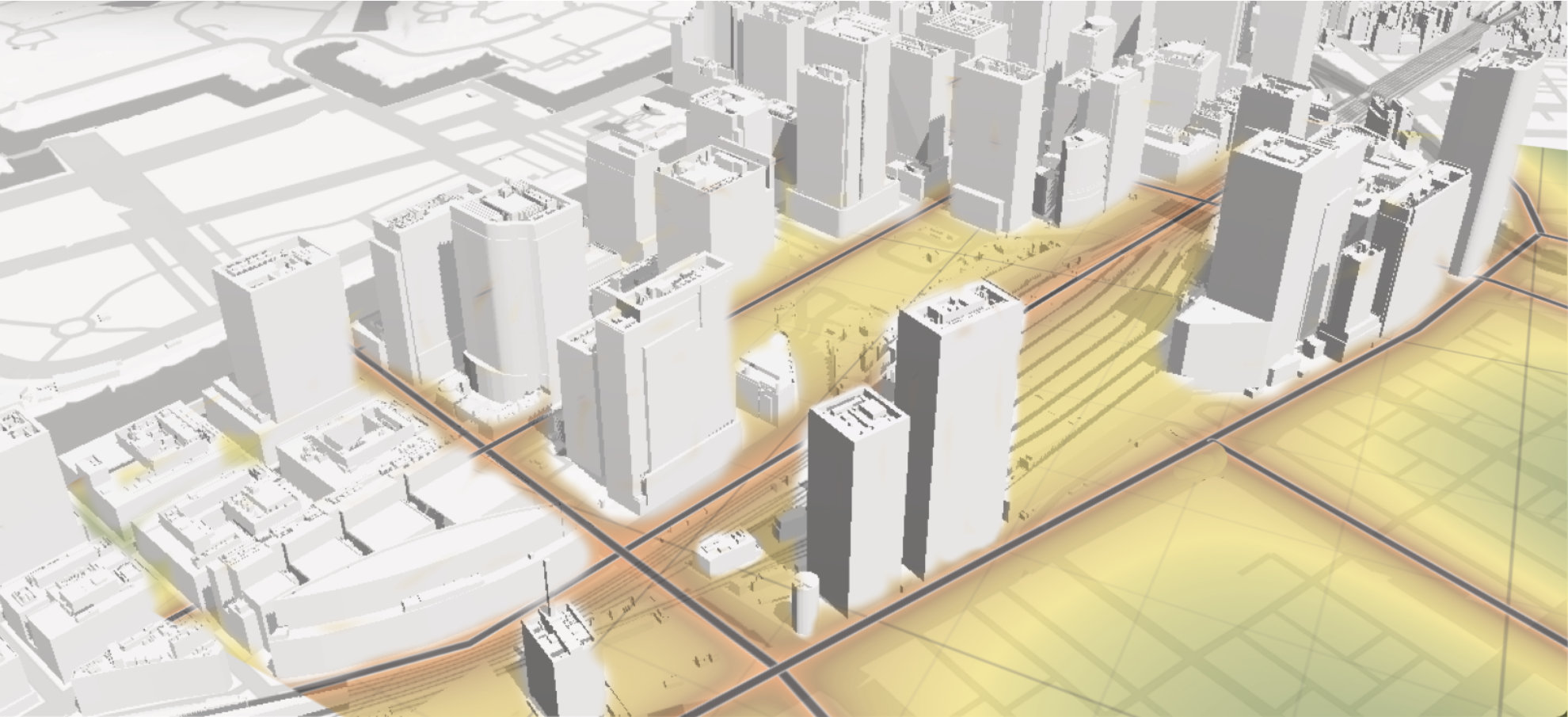 東京駅周辺の騒音伝播シミュレーション